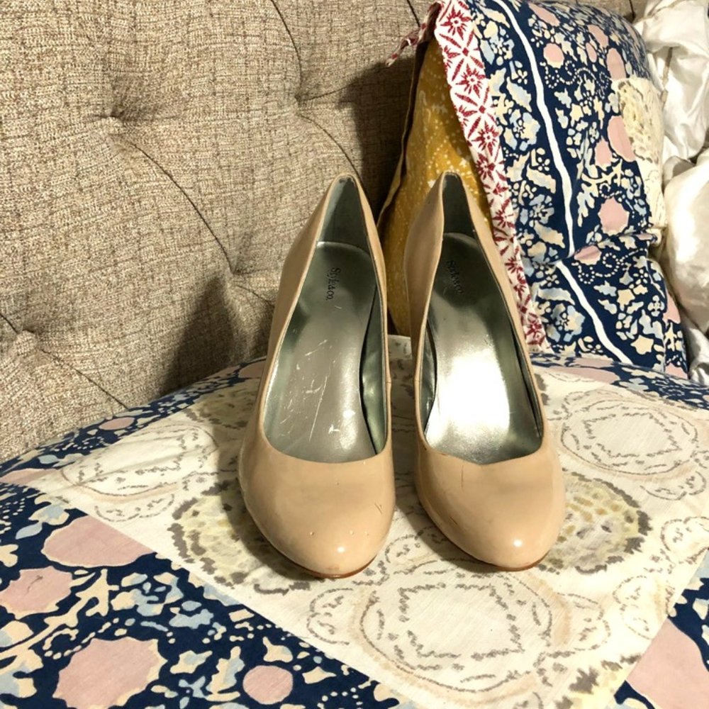 Style & Co Nude Heels